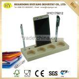 Wholesale Office Desktop Wooden Pen Holder for Pen and Smart Phone thumbnail-3