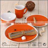 Home Use 16pcs Ceramic Stoneware Dinnerware Sets
