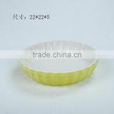 Round Ceramic Baking Tray With Colorful thumbnail-2