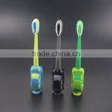 Car Toy Rubber Handle Small Head Charcoal Bristle Kid Toothbrush thumbnail-5