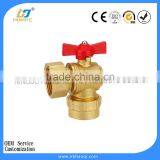 Red Handle Brass Anti-corrosion Ball Valve thumbnail-1