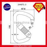 With CE EN362 Certification Steel Classic D Type Quicklock Carabiner thumbnail-2