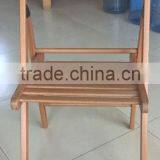 Slat Folding Chair Outdoor Garden Folding Chair With Beech Wood thumbnail-3