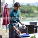 2017 New Fashion Long Sleeve Short Sleeve Restaurant Waiter Uniform Overalls and Waiter Coverall