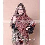 Turkey and India Pashmina Shawl Warm/muslim Prayer Shawl Hijab/wool Cashmere Shawl Scarf thumbnail-1