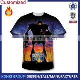 Custom Design Tee Shirt Sublimation China thumbnail-1