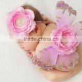 Unique Design Healthy Material Baby Decorative Butterfly Wings & Headband Photography Props thumbnail-1