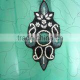 GREEN Georgette Shaded CAFTAN Kaftan Tunic Poncho Zip Cover up thumbnail-2