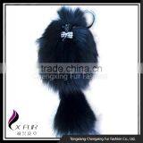 CX-R-15 New Design Promotional Ring Fox Fur Keychain thumbnail-3