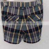 Cool Boys Colors Stipes Yarn Dyed Cotton Shorts for Summer thumbnail-2