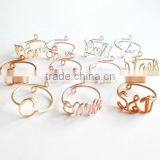 Dainty Name Ring - Personalized Name Ring - Custom Children Name Ring - Custom Name Ring - Stackable Rings - Gift for Mom thumbnail-4