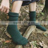Zm33450a Cheap Wholesale Korean Style Retro Pure Color Winter Socks for Women thumbnail-5