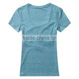 Cheap Wholesale 95% Polyester 5% Spandex Dry Fit Women t Shirt thumbnail-4