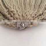 Myfur Wholesale Beanie Knit Hats With Fox Fur Pom Poms Wool Winter Hats thumbnail-4