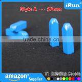 MOQ:100pcs - Gold/Silver/Black/White/Red/Pink/Neon Yellow/Neon Green/Neon Orange/Royal Blue Yeezy Aglet Tips - Screw Metal Aglet thumbnail-3