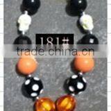 2014 New Halloween Bubblegum Necklace Chunky Necklace Pumpkin thumbnail-3
