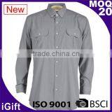 BSCI Audit Factory Latest Casual Shirt Design Woven thumbnail-6