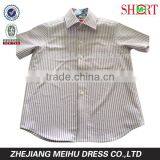 Latest Design Custom Boys Purple White Stripes Oxford Dress Shirt thumbnail-1