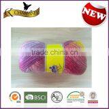 Jacquard Good Quality Silk /Cotton/Polyester Blend Yarn Made in China