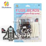 2017 hot seller 5mm hama perler fuse beads space shuttle set beads toys for kids