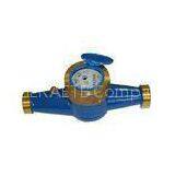 Multi Jet Liquid Sealed Brass Water Meter , Vane Wheel Cold Water Meter With OEM thumbnail-1
