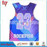 Reversible Training Custom Sublimation Lacrosse Jersey/lacrosse Pre-game Short/mesh Jersey for Game thumbnail-3