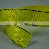 Yellow Non-stretch Wide PP Striped Webbing