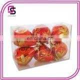 Plastic Christmas Ball ,Christmas Tree Ball,Christmas Hang-painted Ball Water-drop Ball6/S thumbnail-2