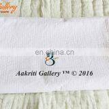 Double Plain Kantha Bedspread Quilt Throw Indian Rajasthani White Color Handmade 100% Cotton Fruit Printed Bedsheets thumbnail-5