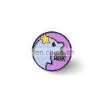 Custom Little Round Enamel Lape Pin Metal Badges