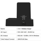 3-in-1 Smart Wireless Charger for pc Phone Laptop thumbnail-5