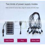 RGB Solar Powered LED String Light 6W With 3V Solar Panel 10pcs Sockects for Home Garden Use thumbnail-3