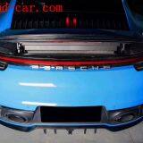 Carbon Fiber Small Body Kit Front Rear Lip Chin Bumper Side Skirt Spolier for Porsche 992 thumbnail-4