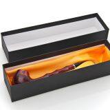 400mm Length Wooden Resin Long Tobacco Pipe With Small Red Head and Bamboo Joint Tube for Smoking thumbnail-5