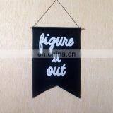 Fabric Banner Felt Hanging Pennant Flag Wall Art Custom thumbnail-1