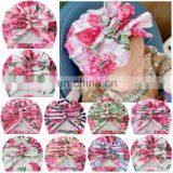 Baby Girl Hat Flower Bow Turban Hat Kids Beanie Baby Hat for Girls Hats Baby Cap Infant Accessories thumbnail-6