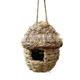 Bird's Grass-woven Parrot's Nest to Keep Warm Bird's Nest Grass-nest Hand-simulated Bird's Cage Supplies thumbnail-7