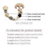 Beach Animal Wooden Pacifier Chain Teething Toy For Babies thumbnail-2