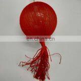 New Design LED Cotton Ball With Tasssels String Light For Holiday Party Decoration thumbnail-3