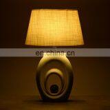 New Design Cheap Custom Logo White Ceramic Modern Table Lamp for Home Decor thumbnail-3