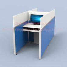 Height-adjustable Study Cubicle Partiton Anti-noise Carrel Dividers Lifting Hidden Screen Library Table Office Workstation Computer Desk thumbnail-4