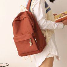 Men Girls Canvas Cloth School Bags Backpacks thumbnail-3
