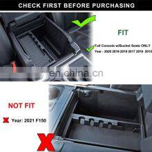 Interior Accessories Parts Silicone Armrest Rest Storage Box Center Control Console Organizer Tray For Ford F150 2015-2020 thumbnail-3