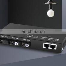10/100M Single Mode 3Fiber +2RJ45 Ethernet Media Converter High Quality thumbnail-2