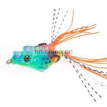 Topwater 14g 6cm Soft Fishing Bait Double Hooks Frog Lure for Stream Lake River Reservoir Pond Ocean Fishing thumbnail-2