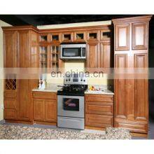 Luxury Prefab House Classical Natural Oak Kitchen Cabinets thumbnail-5