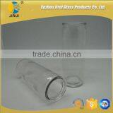 400ml Cylinder Shape Clear Glass Candle Jar thumbnail-3