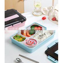 Portable Stainless Steel Double 5 Compartment Customised Air Tight Food Office Cordless Lunch Box thumbnail-5
