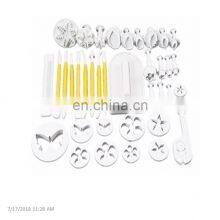 Food Grade Fondant Cake Cutters Plastic Baking Cake Mold Cake Decorating Kit Set Tools