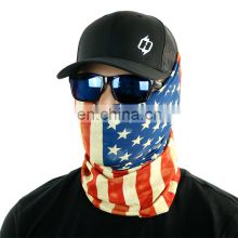 Fashion USA flag full custom neck motorcycle bandana face scarf for men